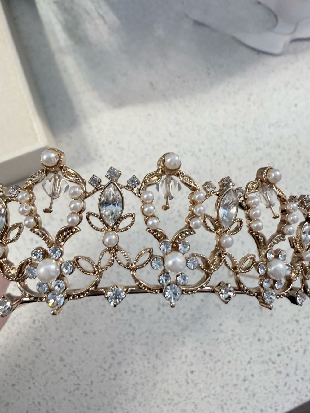 Austrian Crystal Tiara - Picture 2 of 4